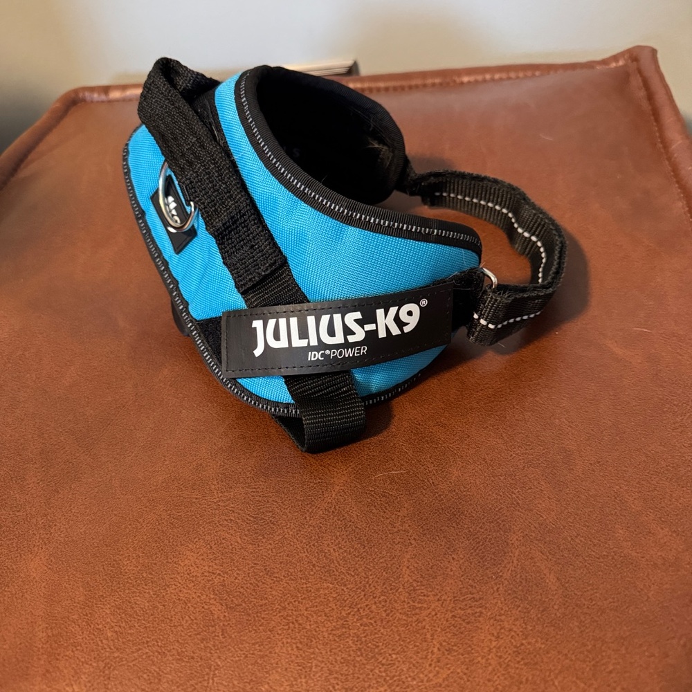 Julius-K9 Dog Harness -  Blue/Black - Size Small/Mini - USED
